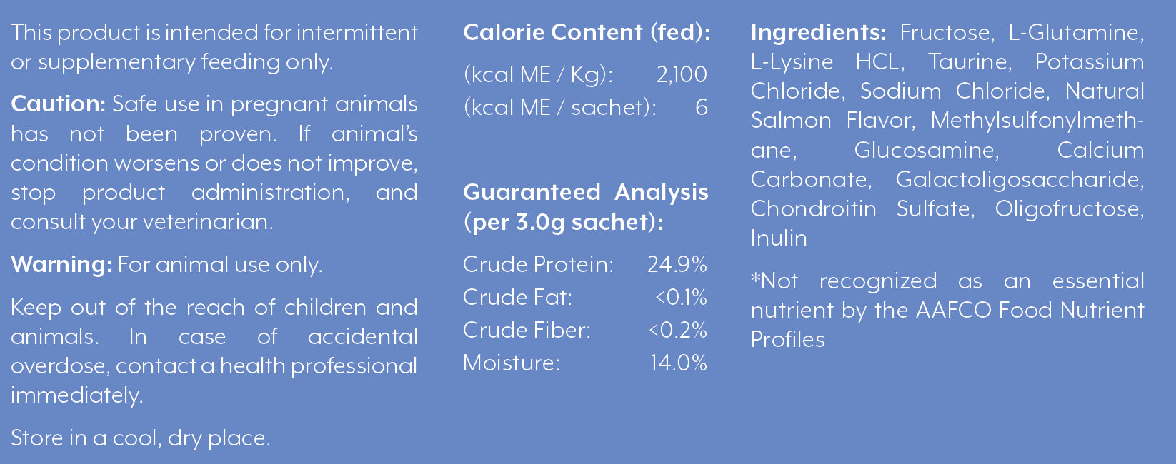 Cat Electrolyte and Joint Supplement
